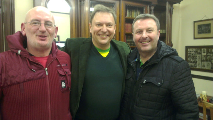 Andy Burnett, Alan Minnican and Nicol Bathie
