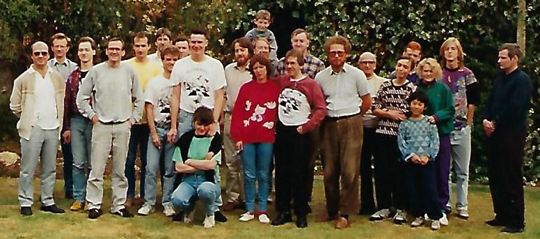 Group photo with Wanstead and Woodford Chess Club in London